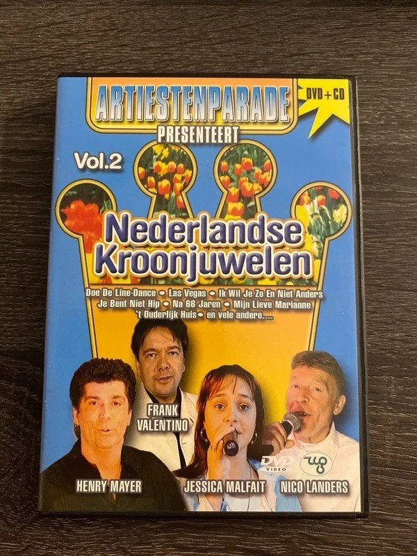 Artiestenparade Vol.2 - Nederlandse Kroonjuwelen DVD+CD, Gebruikt, Inclusief doosje, Verzamelalbum, Schlager