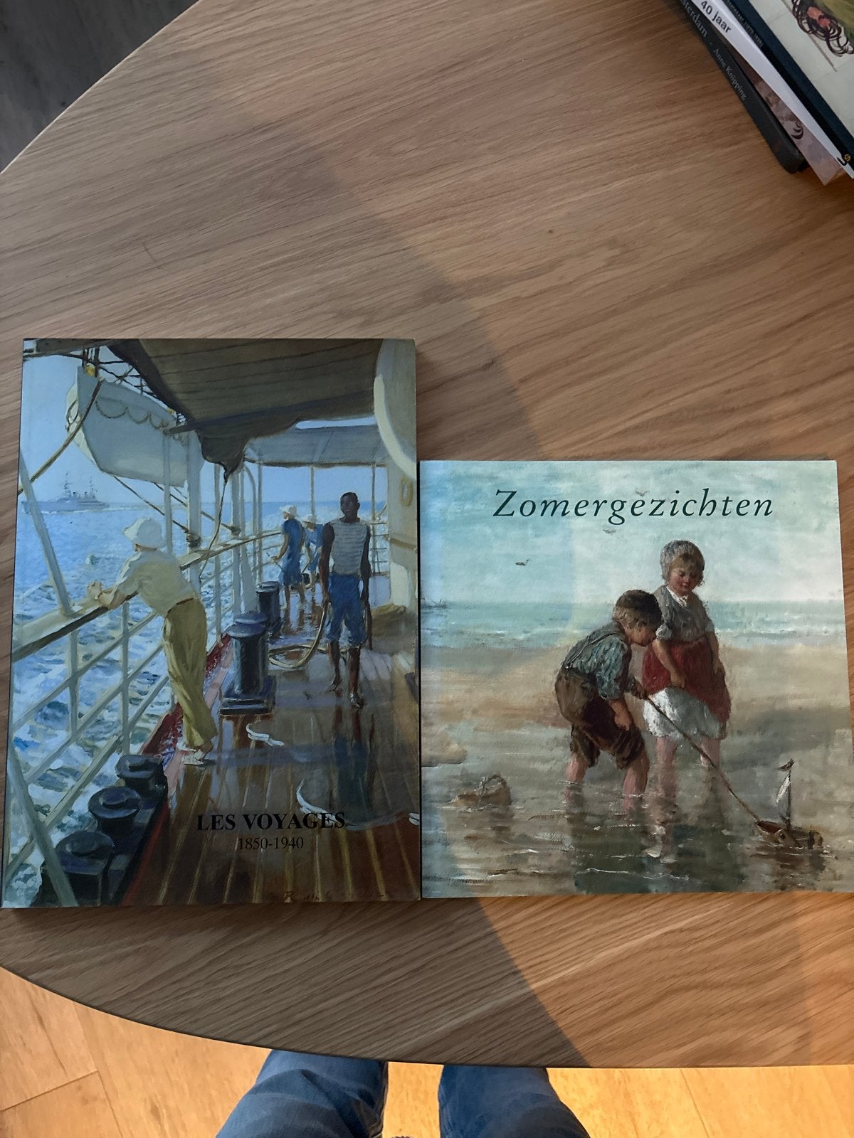 Kunstboeken: Les Voyages 1850-1940 & Zomergezichten, Boeken, Ophalen of Verzenden, Zo goed als nieuw, Nederland