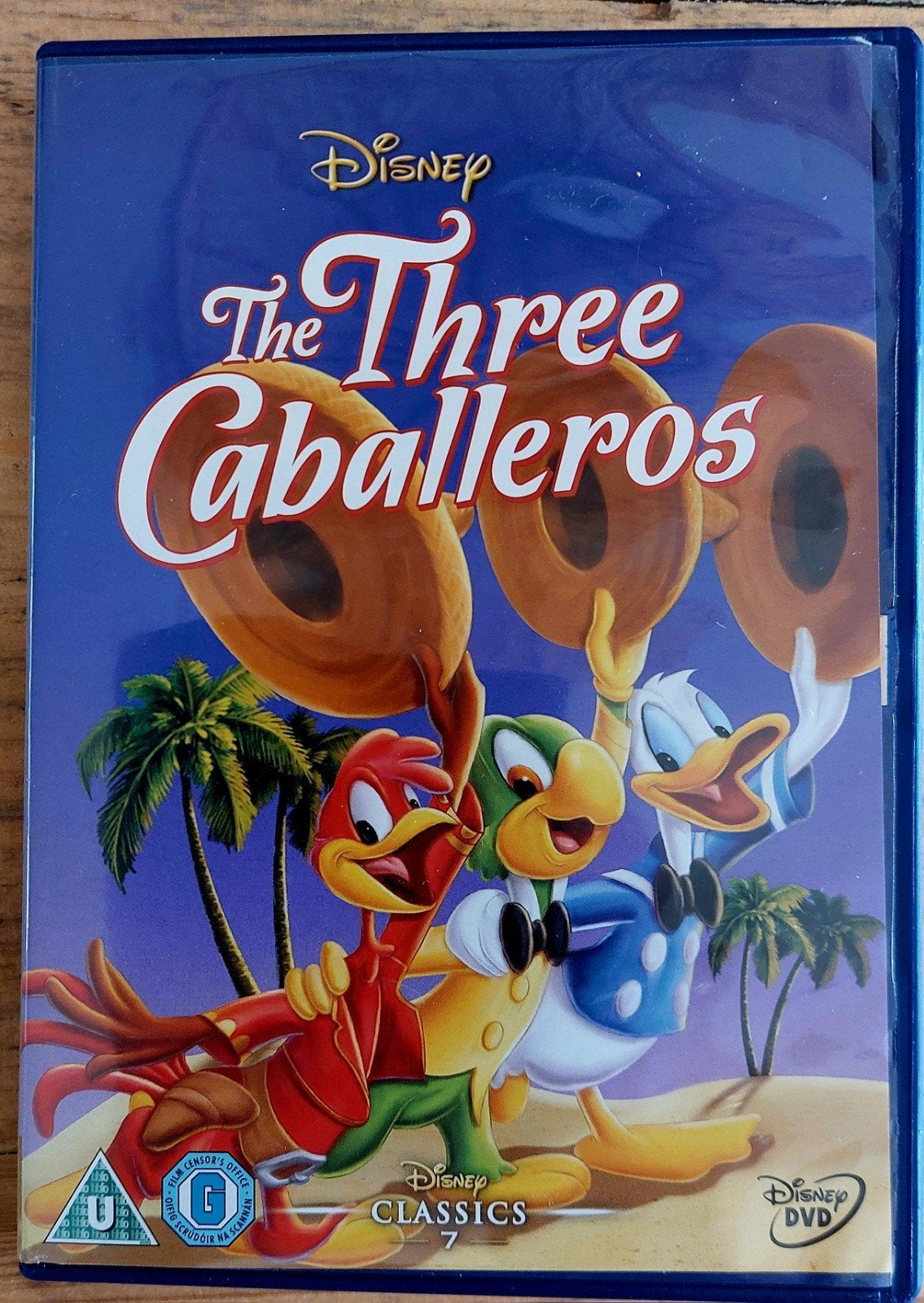 DVD Disney Classic 7: The Three Caballeros, Engels, Animatie, Inclusief doosje, Ophalen of Verzenden