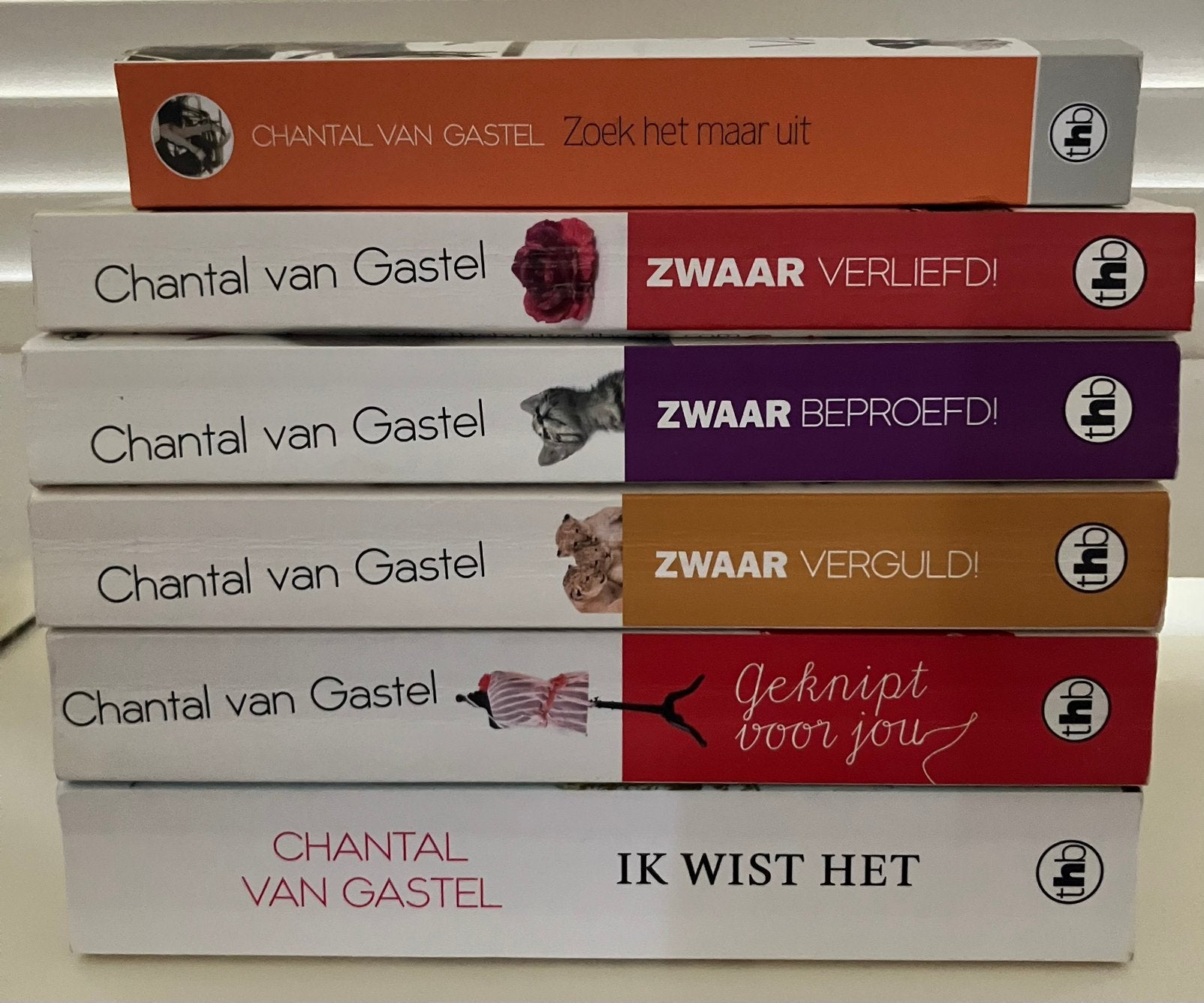 6 feelgoodboeken Chantal van Gastel, Ophalen of Verzenden, Zo goed als nieuw