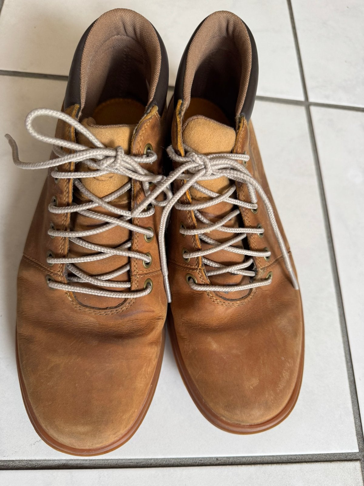 Schoenen heren timberland maat 41 zgan, Ophalen of Verzenden, Zo goed als nieuw, Bruin, Boots