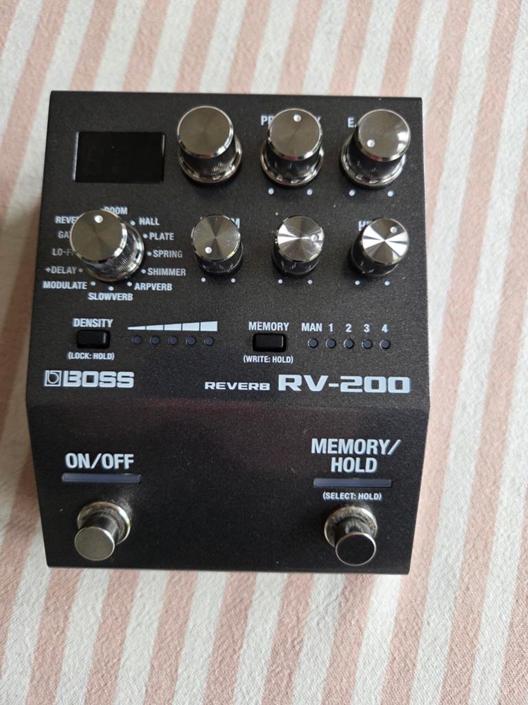 Boss Reverb RV-200, Muziek en Instrumenten, Effecten, Ophalen of Verzenden, Zo goed als nieuw, Reverb