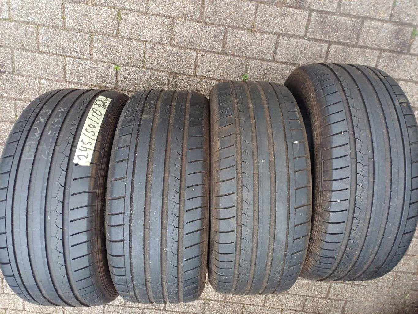 245 50 18 Bmw x3 runflat banden, 18 inch, Ophalen of Verzenden, Band(en), Personenwagen