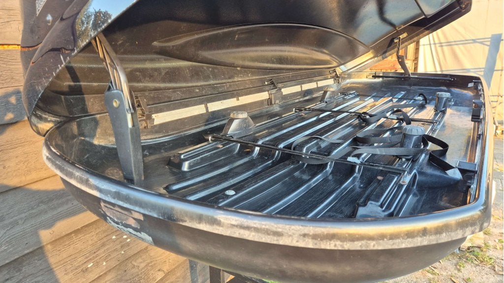 Thule Atlantis 900 XXL dakkoffer zwart inh. 600 ltr., Auto diversen, Ophalen, Gebruikt, Thule Sweden AB, Borggatan 5, 335 73 Hillerstorp, Zweden