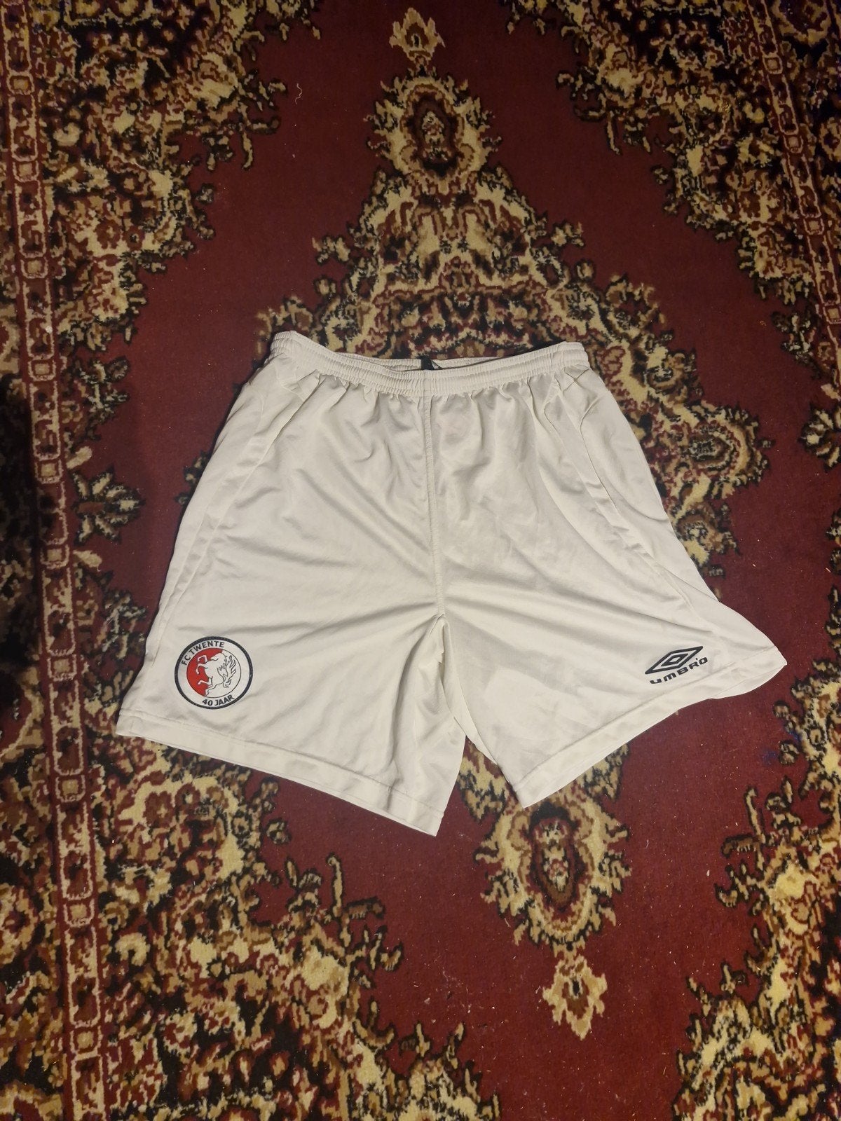 FC Twente Umbro Voetbalbroekje - Maat XL, Wit, Maat 56/58 (XL), Ophalen of Verzenden, Voetbal