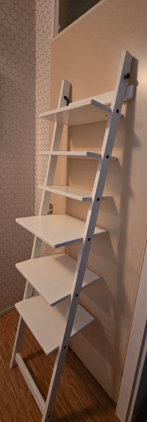 Wandrek ladder met 6 planken, Ophalen, Zo goed als nieuw