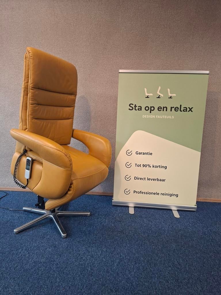 Sta op relax fauteuil Meubelzorg Zo goed als nieuw!, Ophalen of Verzenden, Zo goed als nieuw, Staopenrelax@gmail.com, Sta-op-en-relax