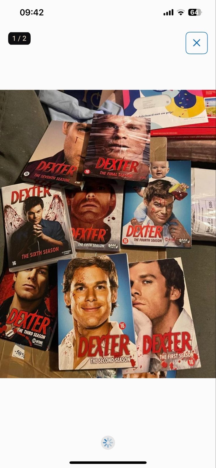 Dexter Complete Serie Seizoen 1-7 + The Final Season Blu-ray, Psychologische thriller, Vanaf 16 jaar, Nederlands, Ophalen of Verzenden