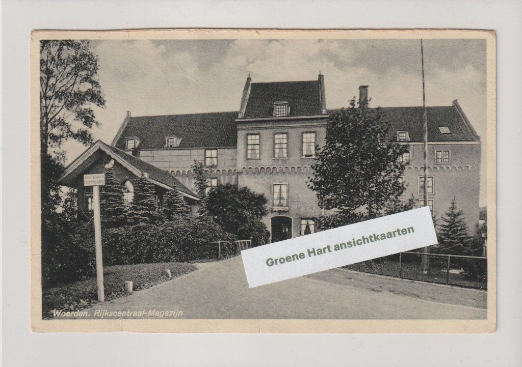 Woerden - Rijkscentraal-Magazijn 1935, Ophalen of Verzenden, 1920 tot 1940, Gelopen, Utrecht
