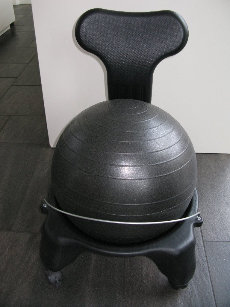 Moderne Ballenstoel  groot  Fit Chair Nieuwstaat bureaustoel, Ophalen, Zo goed als nieuw, Zwart, Balstoel