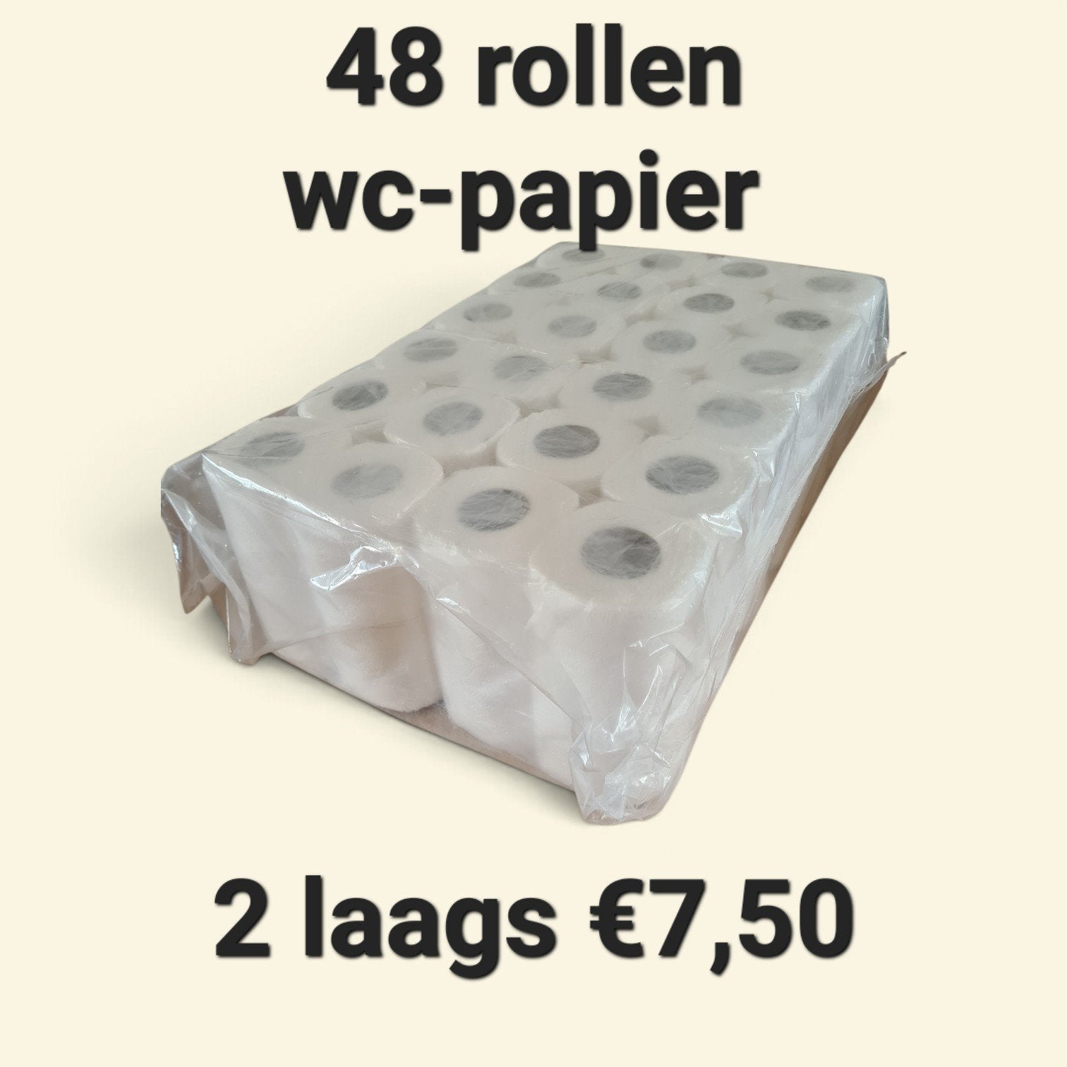 48 rollen wc-papier 2laags, Huis en Inrichting, Schoonmaakartikelen, Ophalen, Overige typen