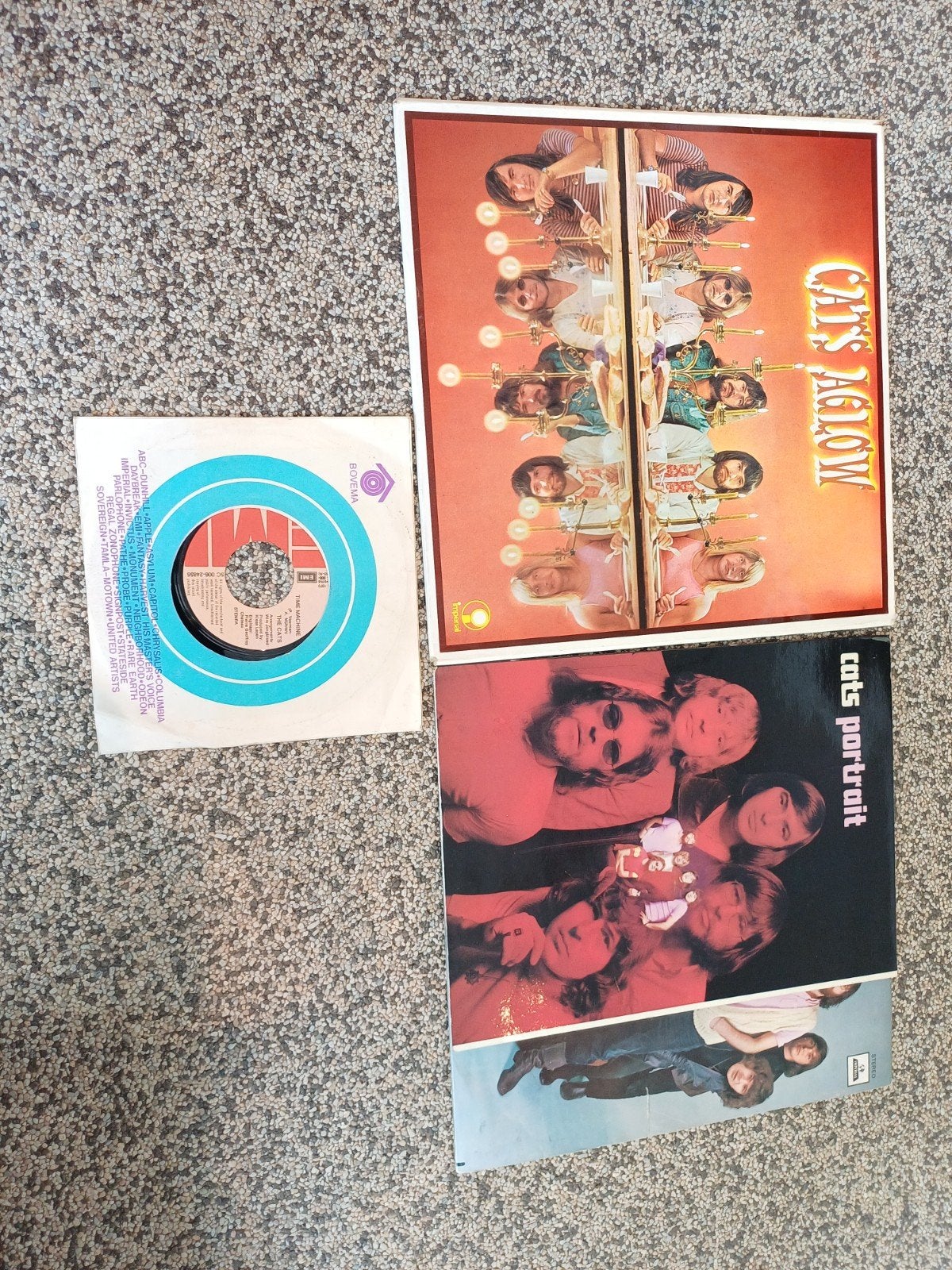 The Cats Vinyl Collectie: Aglow, Portrait, en Single, Ophalen, Gebruikt, 7 inch