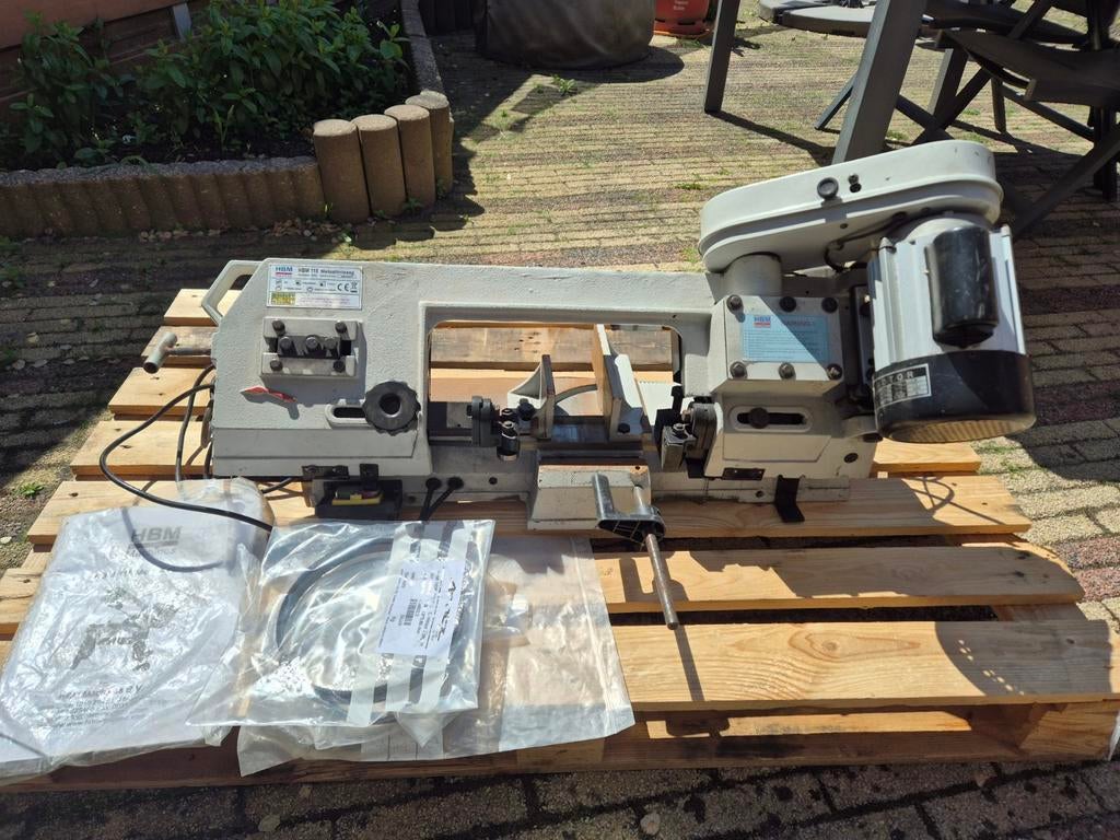 HBM Metaallintzaag., Ophalen, Minder dan 600 watt, Lintzaag, 70 mm of meer