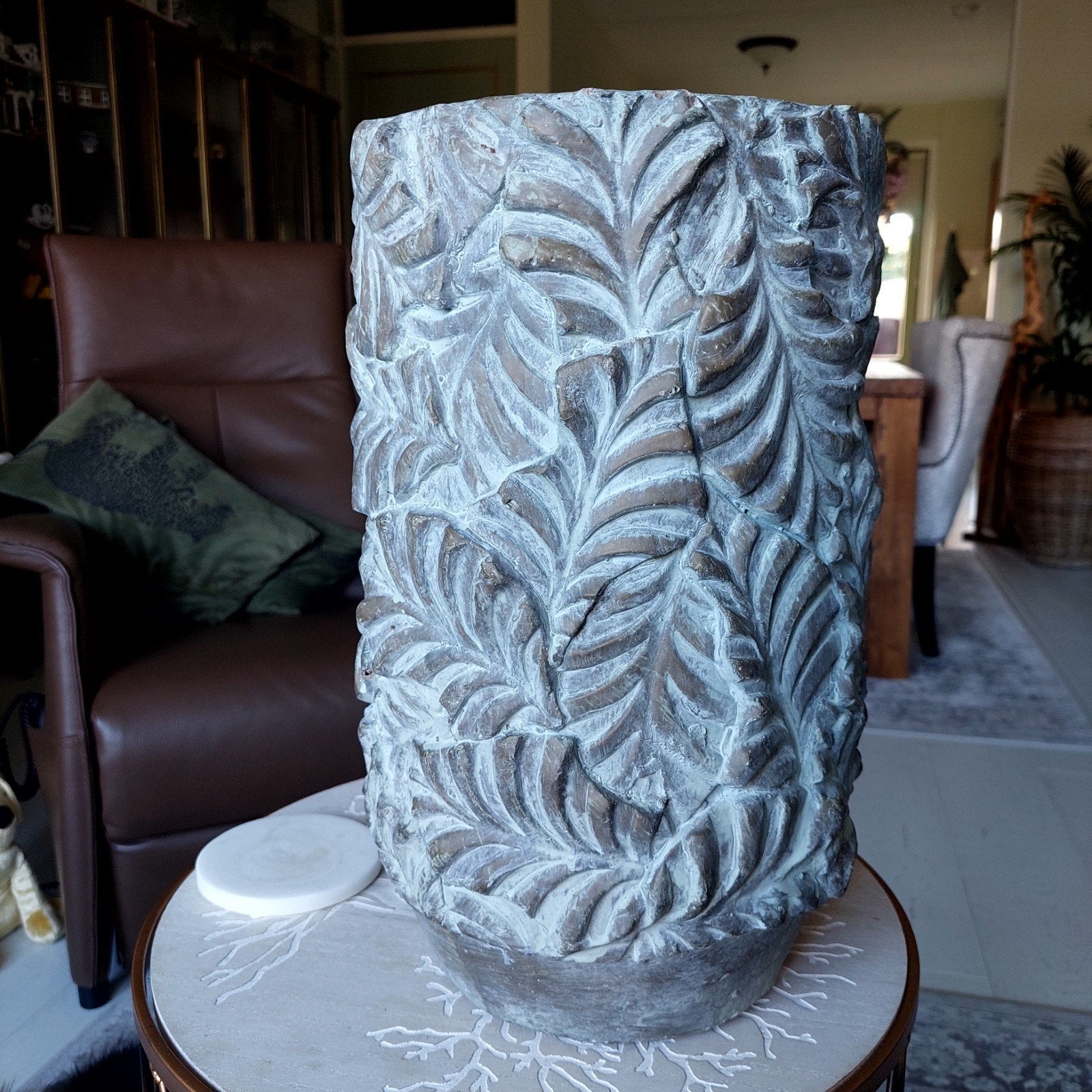 Super mooie hHoge bloempot gekocht bij intratuin, Ophalen
