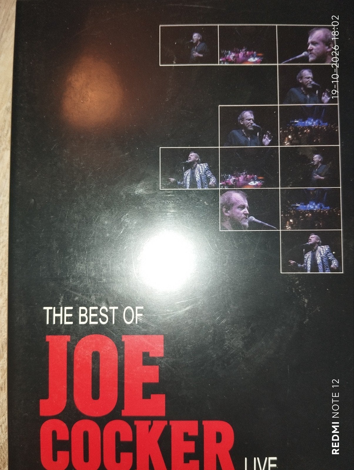 JOE COCKER BEST OF LIVE DVD  TOT 23 oktober, Alle leeftijden, Ophalen of Verzenden, Zo goed als nieuw