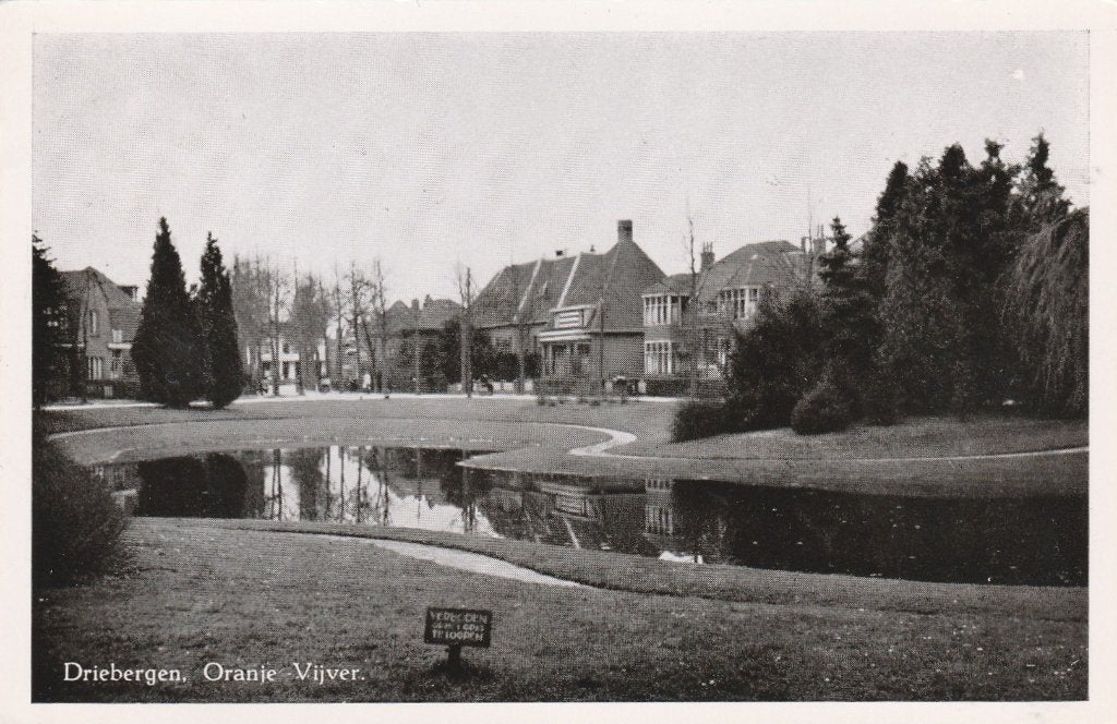 driebergen- oranje vijver, Ophalen of Verzenden, 1940 tot 1960, Utrecht