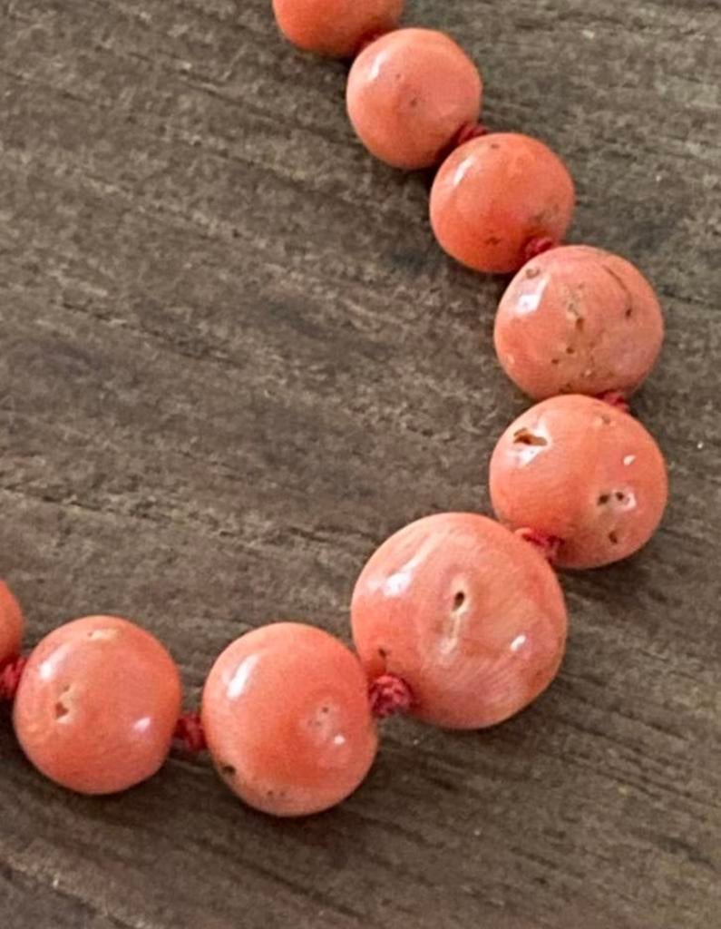 Bloedkoraal ketting, Ophalen of Verzenden, Overige materialen, Ketting