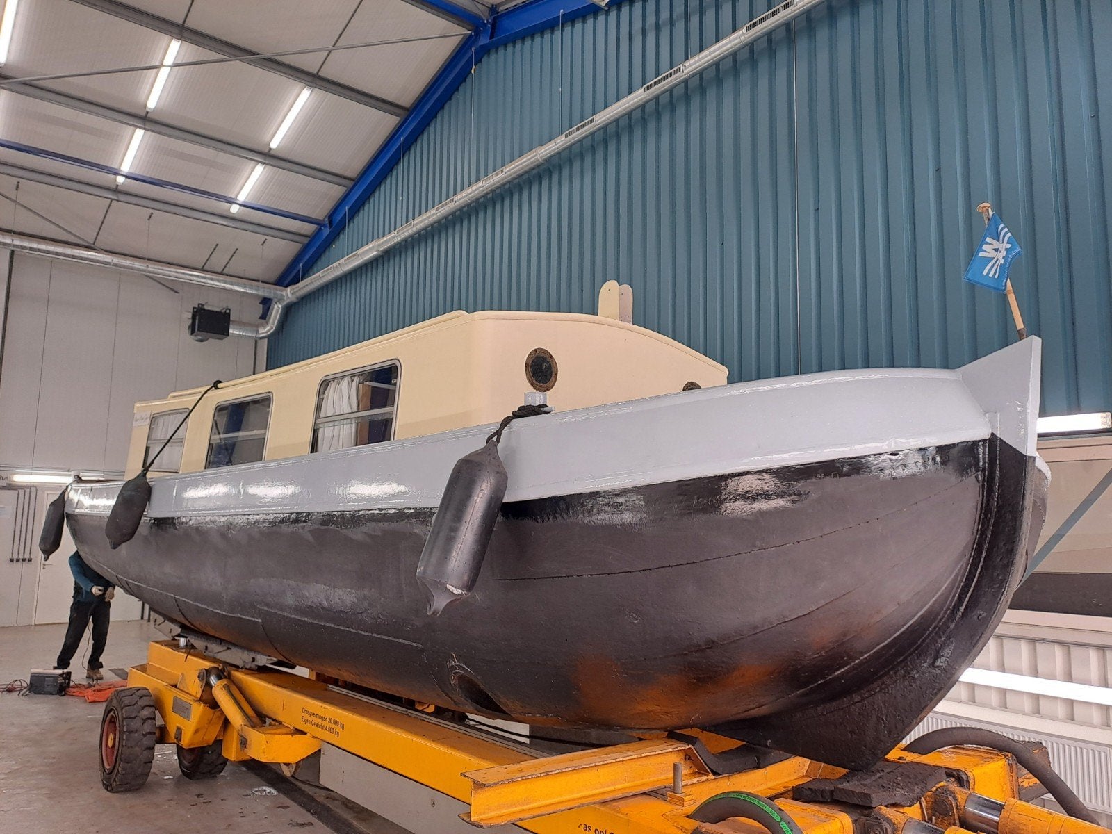 Authentiek Beurtschip, Watersport en Boten, Motorboten en Motorjachten, Boegschroef, Keuken, Koelkast, Toilet, Ophalen