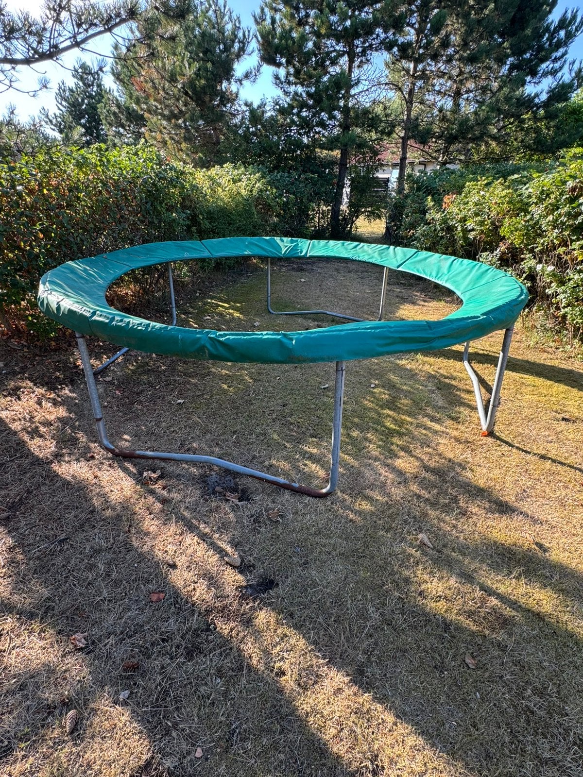 Elfje trampoline frame 360 cm met goede rand en veren., Ophalen, Gebruikt