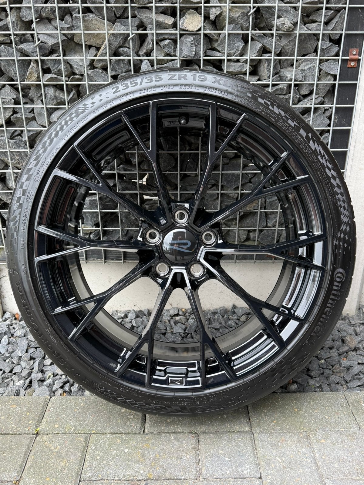 19” Originele VW Warmenau Golf 8 8,5 R GTI Estoril velgen, Auto-onderdelen, Banden en Velgen, Gebruikt, Banden en Velgen, 235 mm