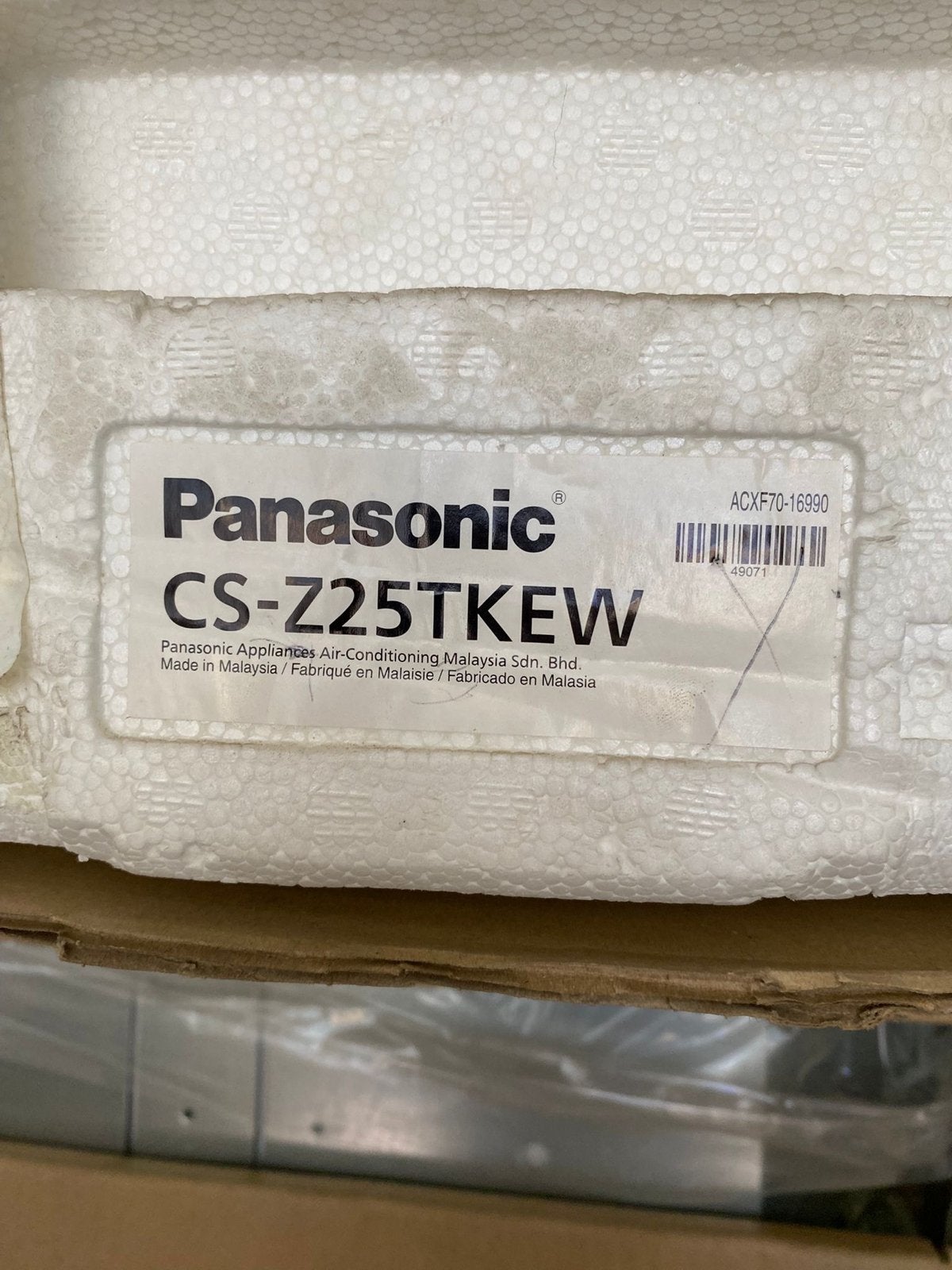 Panasonic CS-Z25TKEW Airconditioner - Nieuw in doos, Ophalen, Nieuw, 3 snelheden of meer, Koelen en Ontvochtigen