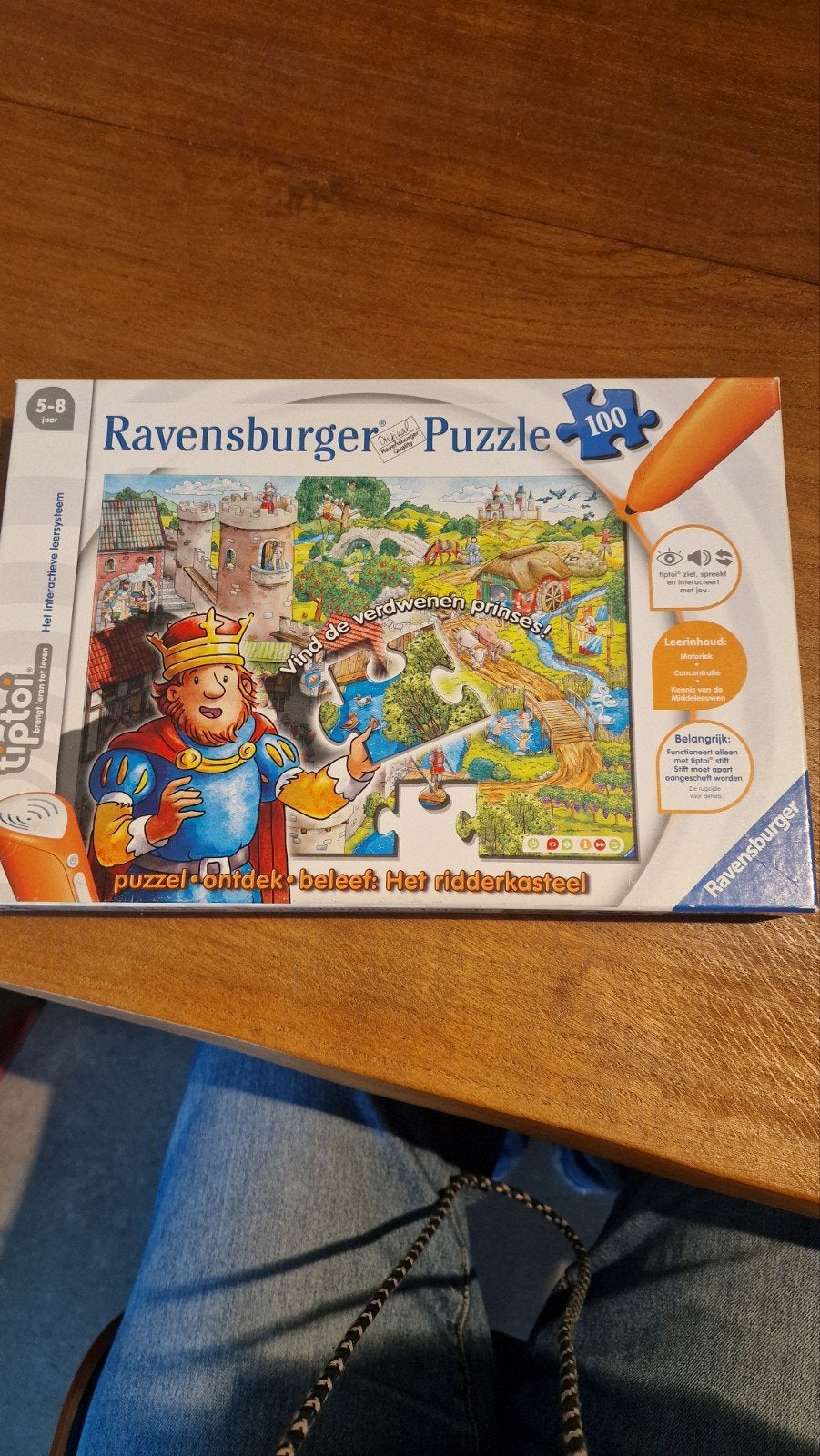 Ravensburger Tiptoi Puzzle: Het Ridderkasteel (100 stukjes), Ophalen of Verzenden