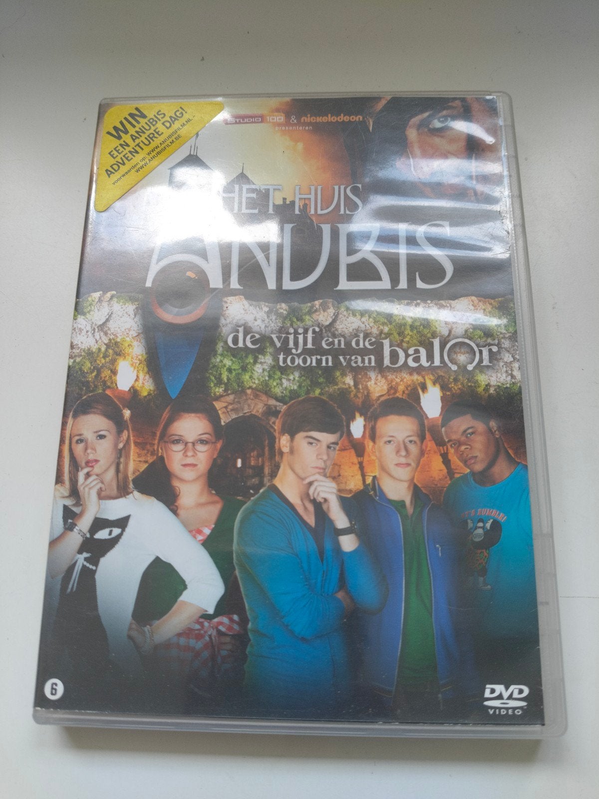 Het Huis Anubis: De Vijf en de Toorn van Balor DVD, Eerste persing, Zo goed als nieuw, Vanaf 6 jaar, Actie en Avontuur