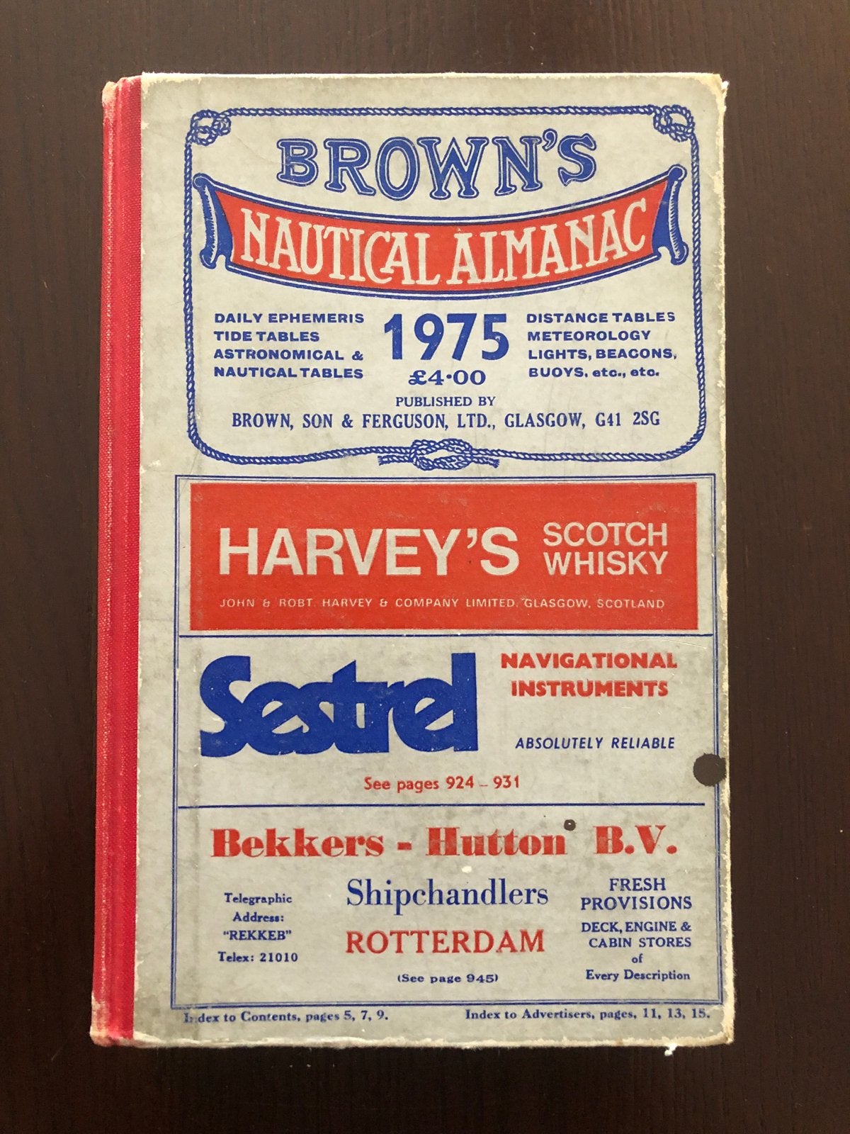 Brown’s Nautical Almanac, Ophalen of Verzenden, Gebruikt, Boek of Tijdschrift