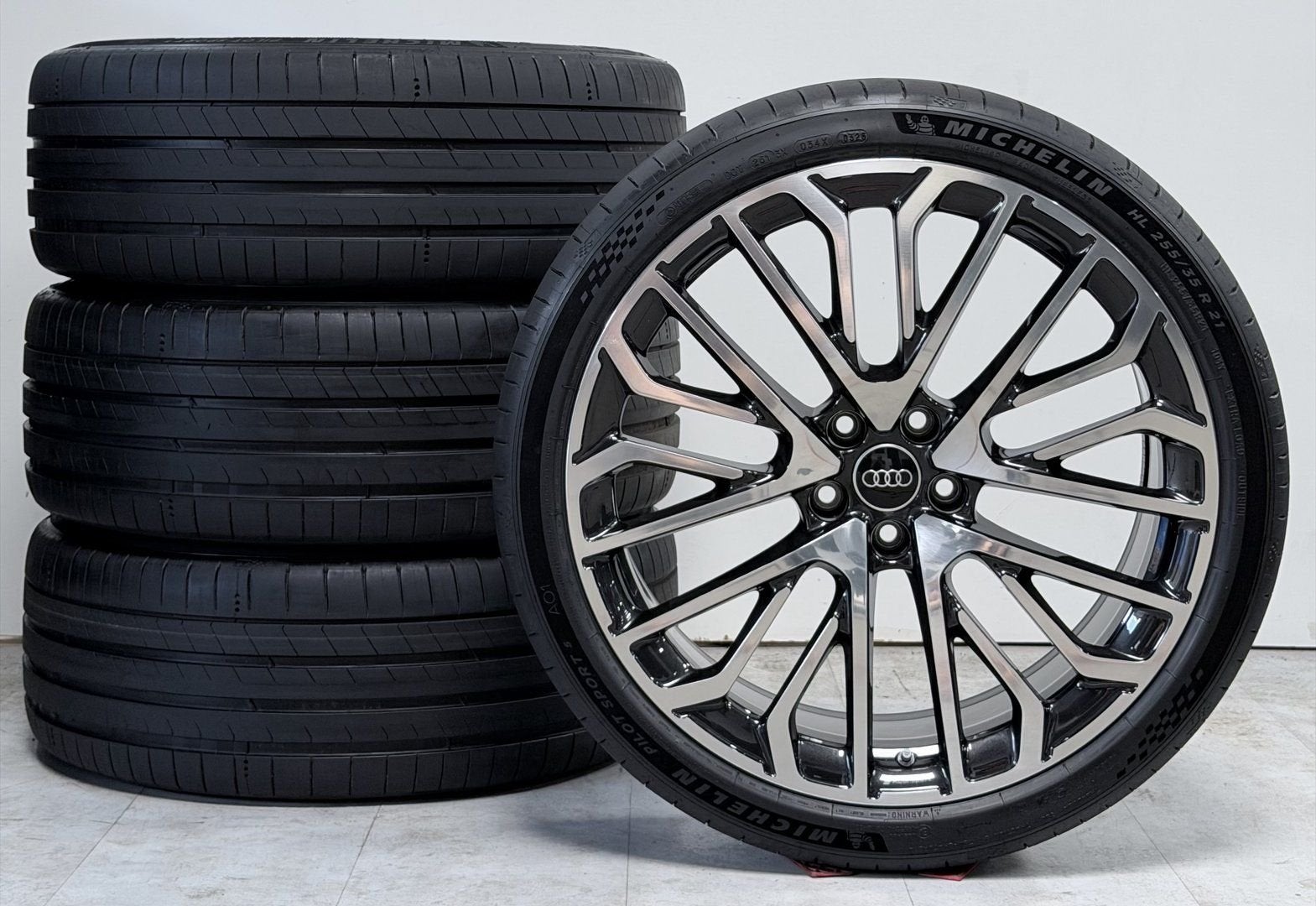Audi A6 S6 21 inch velgen / Origineel / Demo Michelin 4P C9, Gebruikt, -, -, Banden en Velgen