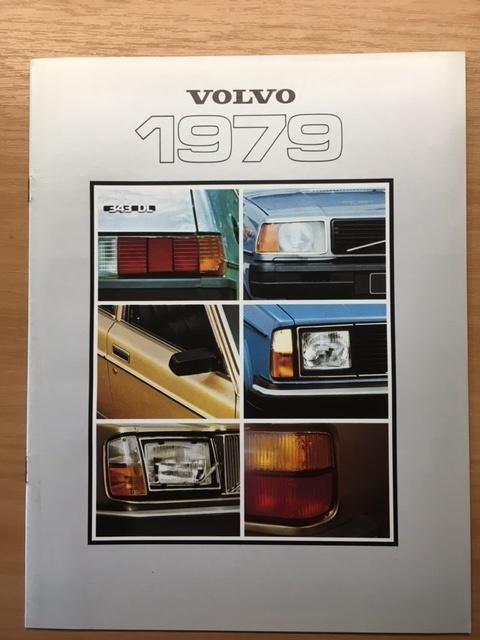 Autofolder/Brochure  Volvo  Modellenoverzicht    1979     NL, Ophalen of Verzenden, Zo goed als nieuw, Volvo