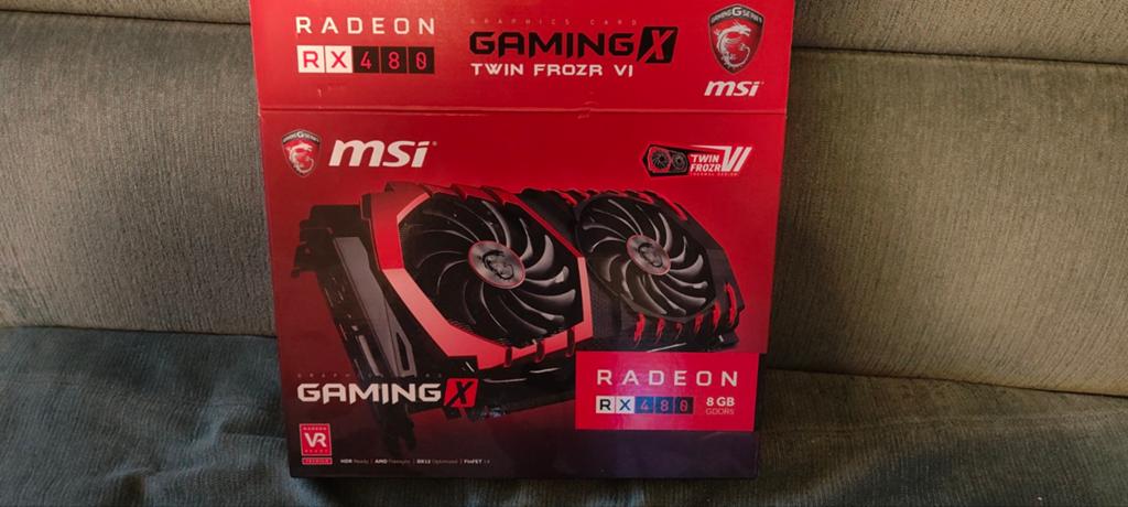 MSI Radeon RX 480 8GB, Computers en Software, Videokaarten, PCI-Express 3, AMD, Ophalen of Verzenden, HDMI