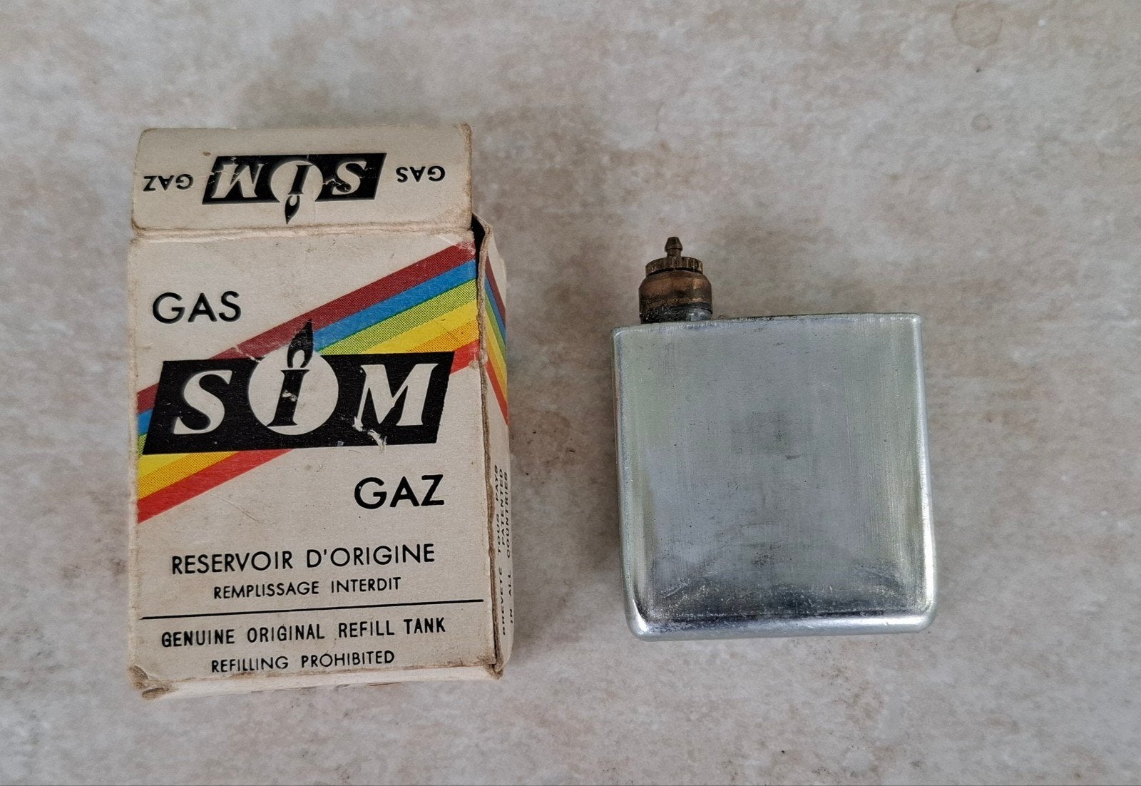 Vintage Sim Gaz/Gas, Ophalen of Verzenden, Aansteker