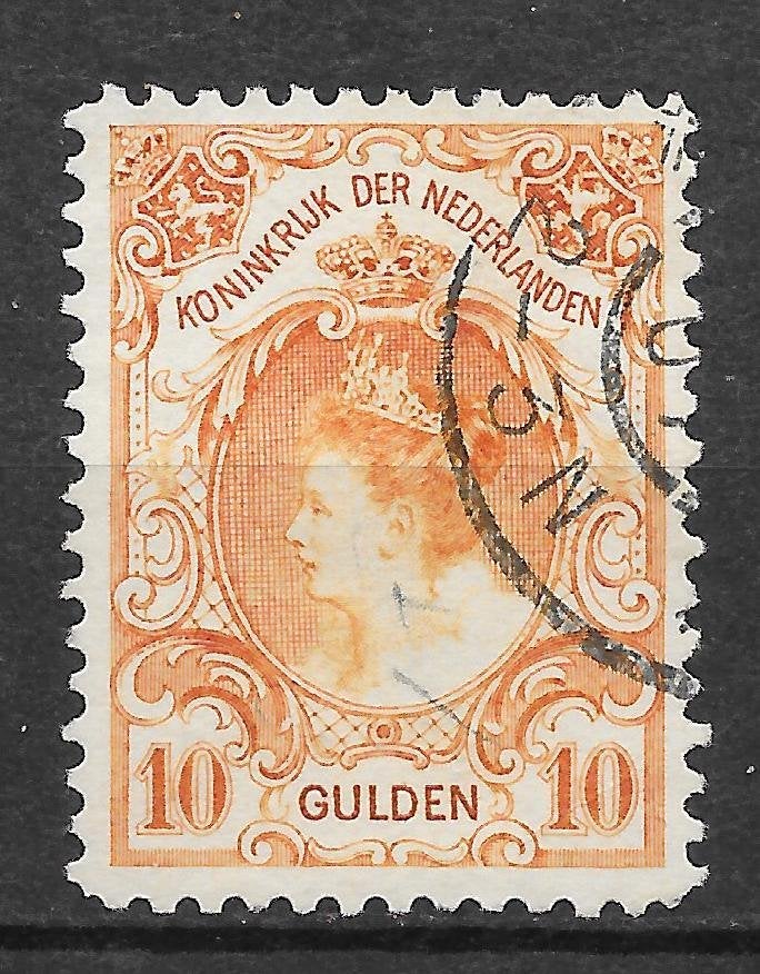 Nvph 80 gebruikt cw 850,00 + attest, Ophalen of Verzenden