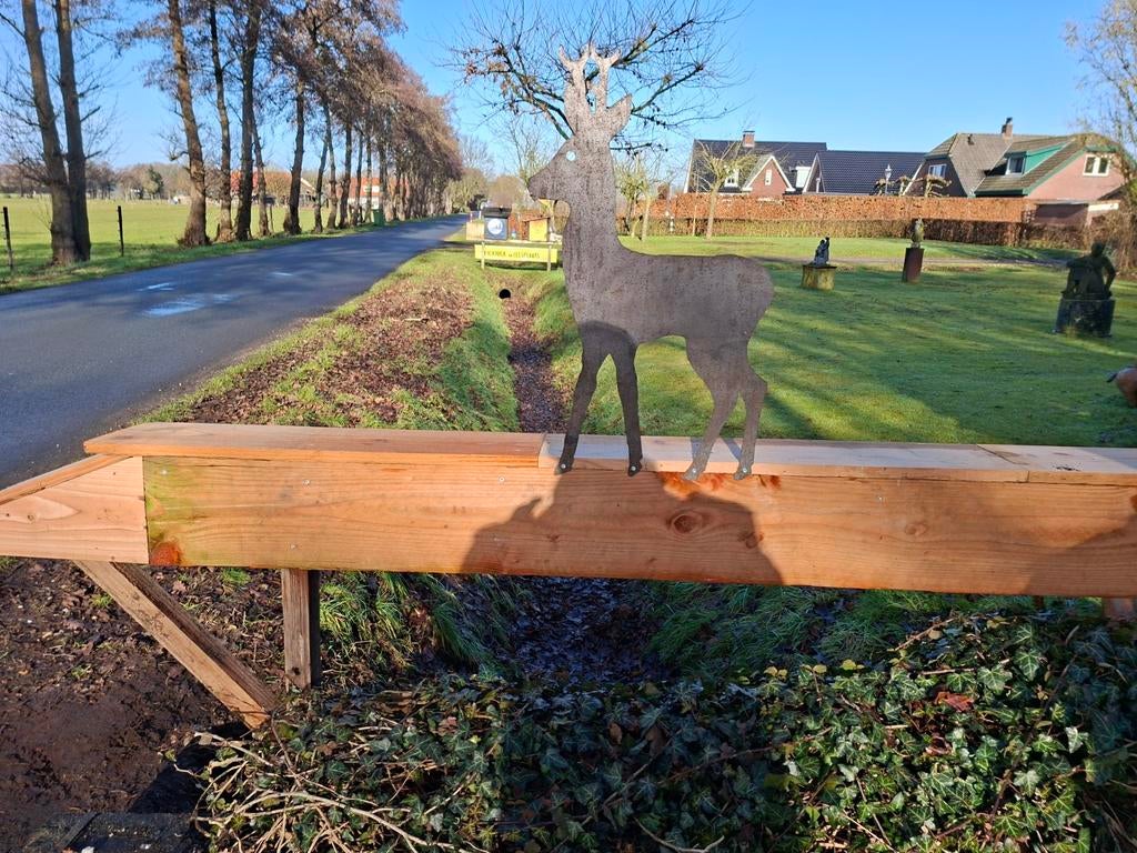 Stalen hert, Tuin en Terras, Ophalen, Nieuw