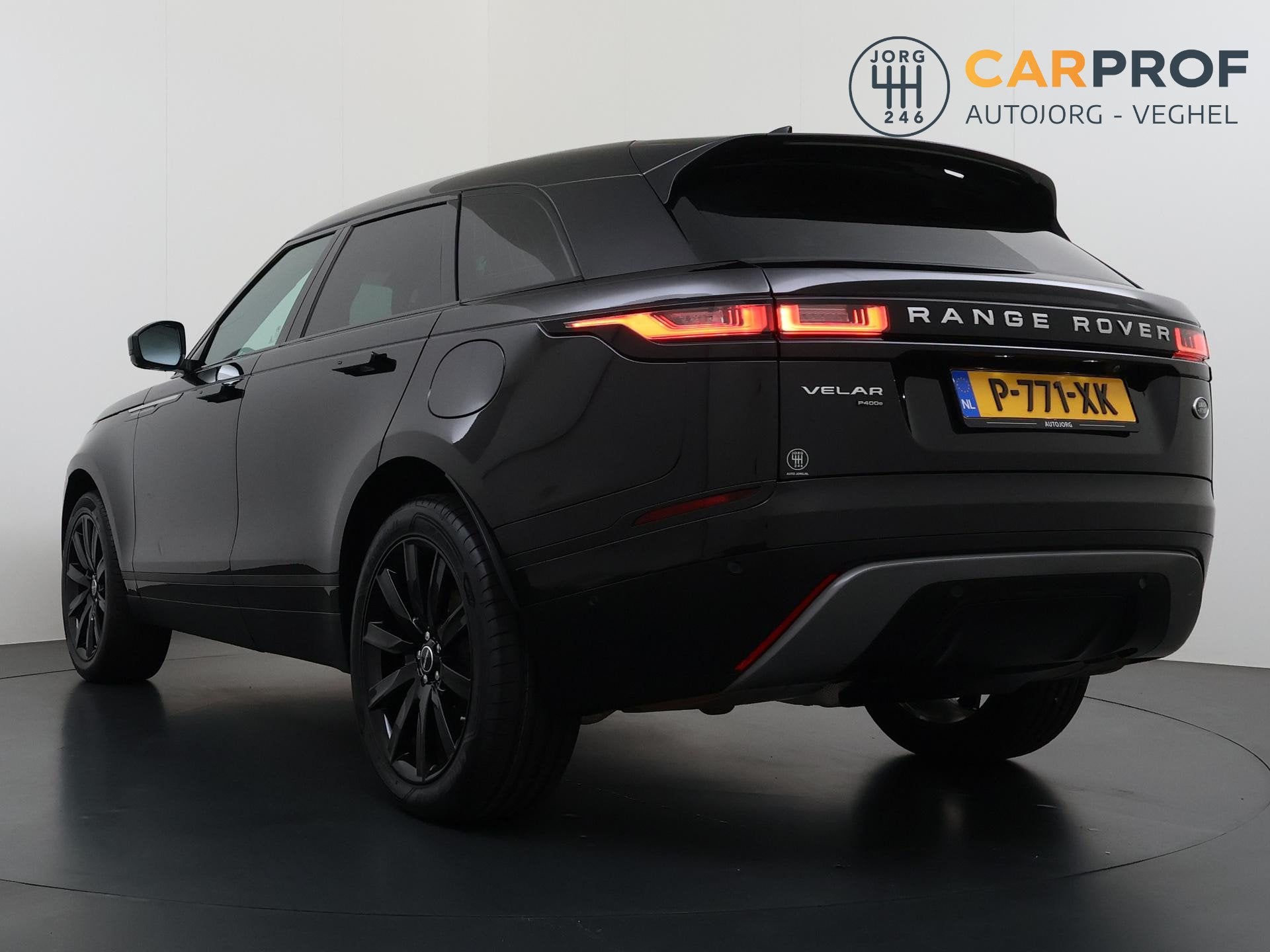 Land Rover Range Rover Velar 2.0 P400e Panoramadak | 21" LM, Auto's, Land Rover, Gebruikt, 4 cilinders, 2000 kg, Zwart