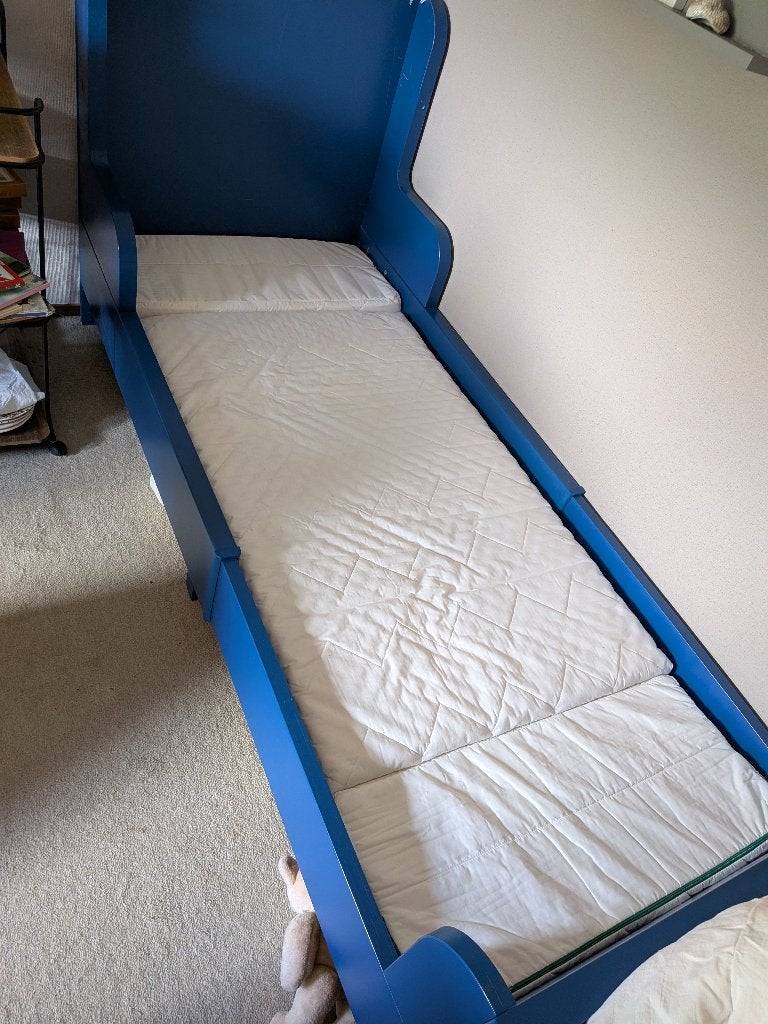 Meegroeibed IKEA, Gebruikt, 70 tot 85 cm, 140 tot 160 cm, Ophalen
