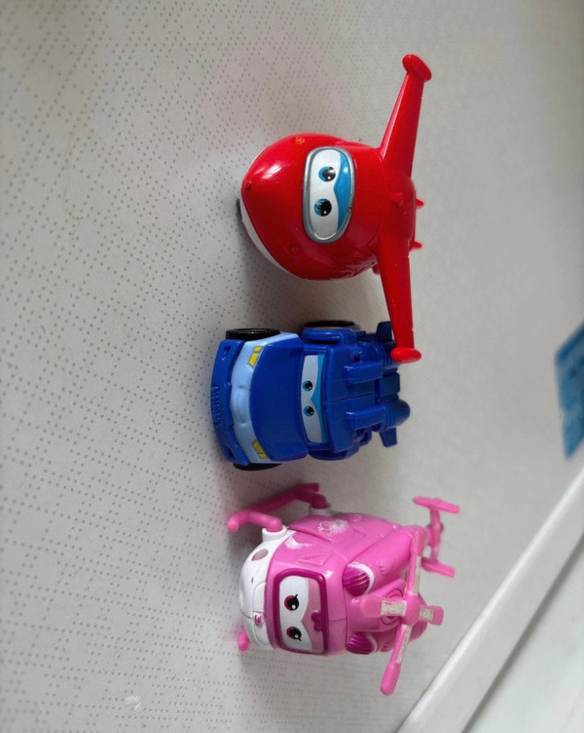 3 super wings plastic voertuigen vliegtuig auto, Ophalen of Verzenden