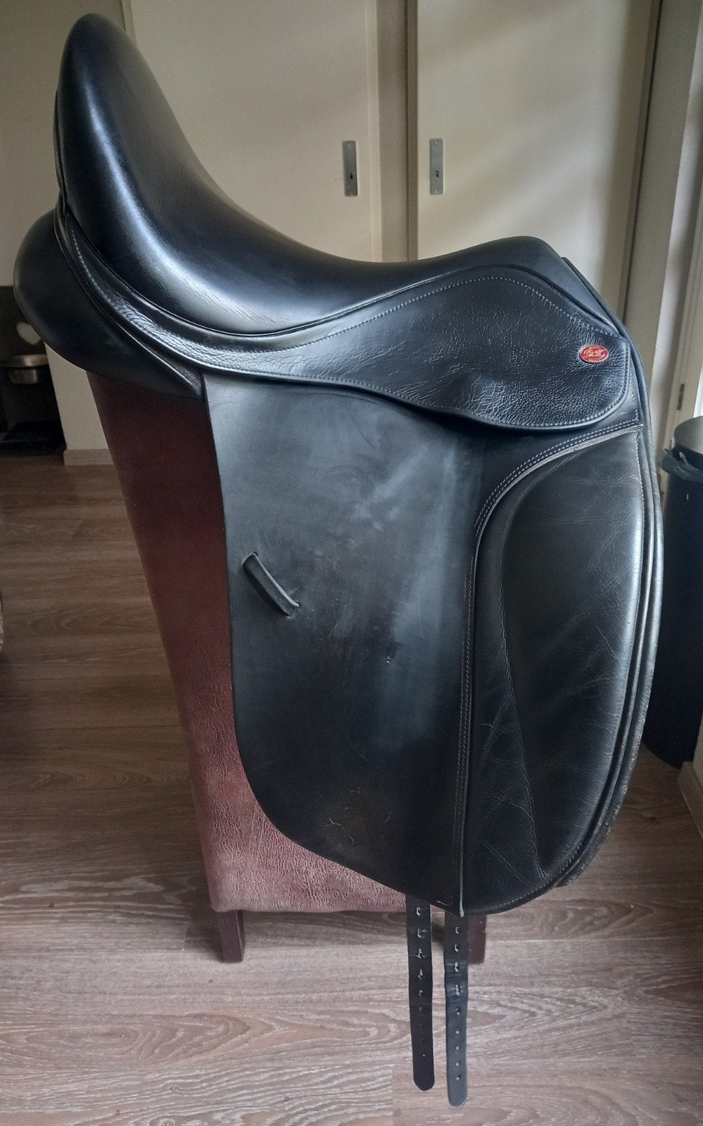 Kent en Masters dressuurzadel 17,5 17.5 inch, Ophalen of Verzenden, Gebruikt, Dressuur