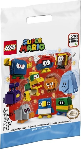 71402 Super Mario, Series 4 ongeopend zakje, Lego, Nieuw, Ophalen of Verzenden, Minifiguur