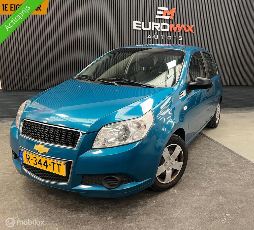 Chevrolet Aveo 1.2 16V L 1e Eigenaar - Goed onderhouden, Auto's, Voorwielaandrijving, Stof, 4 cilinders, Bedrijf
