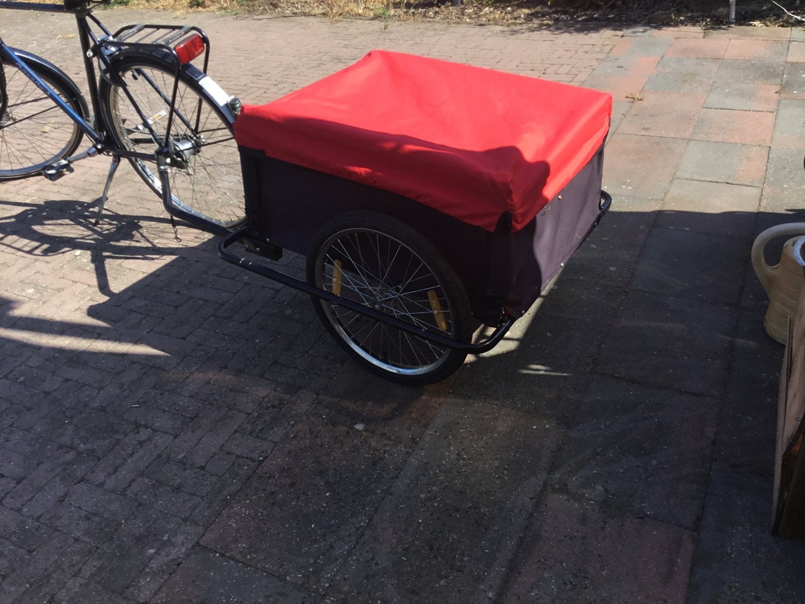 Handige Fiets- of Brommerkar - Ideaal voor transport!, Ophalen, Gebruikt, Bagagekar, 40 tot 60 kg