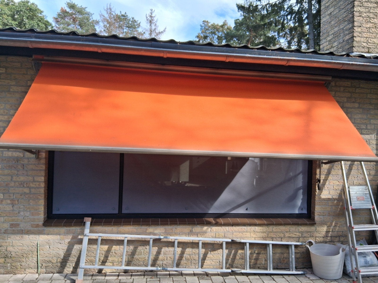 Oranje uitvalscherm - Gebruikt