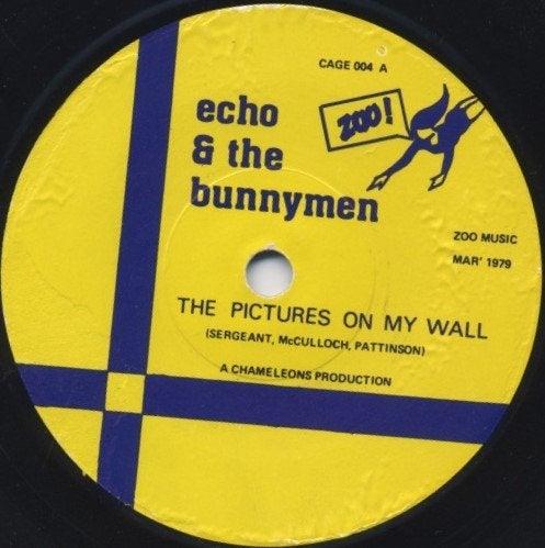 echo and the bunnymen/the pictures on my wall-punk/new wave, Verzenden, Gebruikt, 7 inch, Rock en Metal
