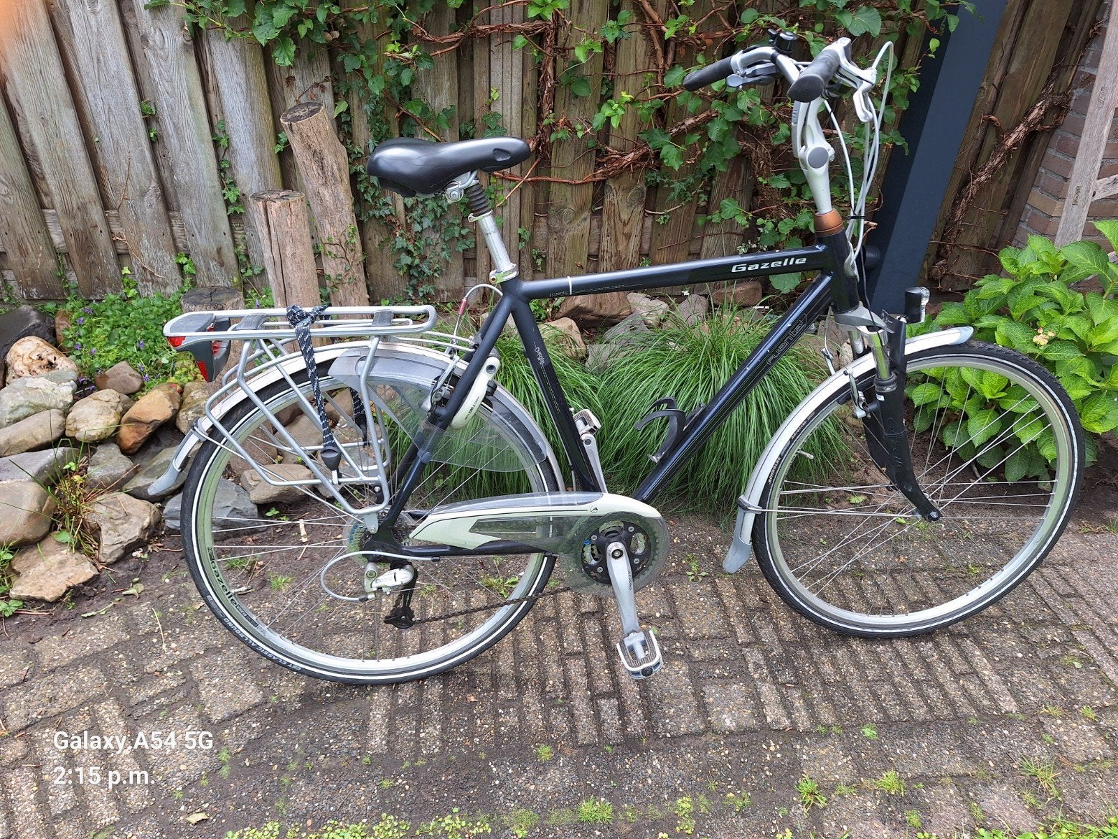 Nette Gazelle Fuente 28" 56 cm. 24 Speed., Fietsen en Brommers, Fietsen | Heren | Herenfietsen, Versnellingen, Ophalen of Verzenden