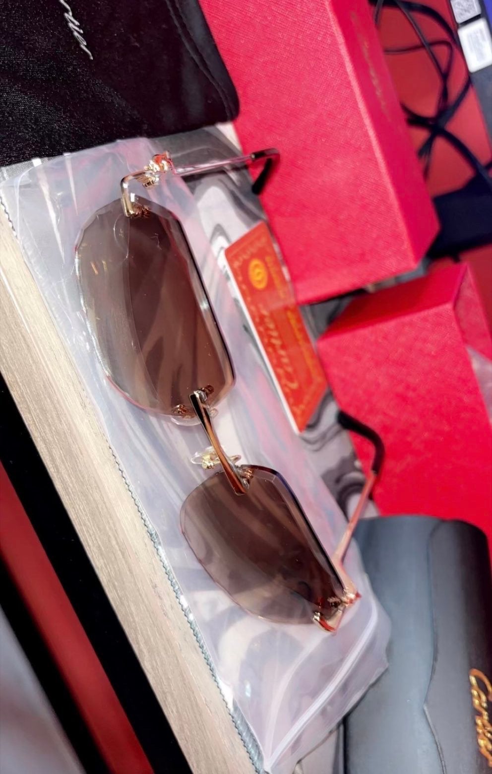 Cartier amsterdam, Sieraden, Tassen en Uiterlijk, Zonnebrillen en Brillen | Heren, Ophalen of Verzenden, Nieuw, Zwart, Overige merken