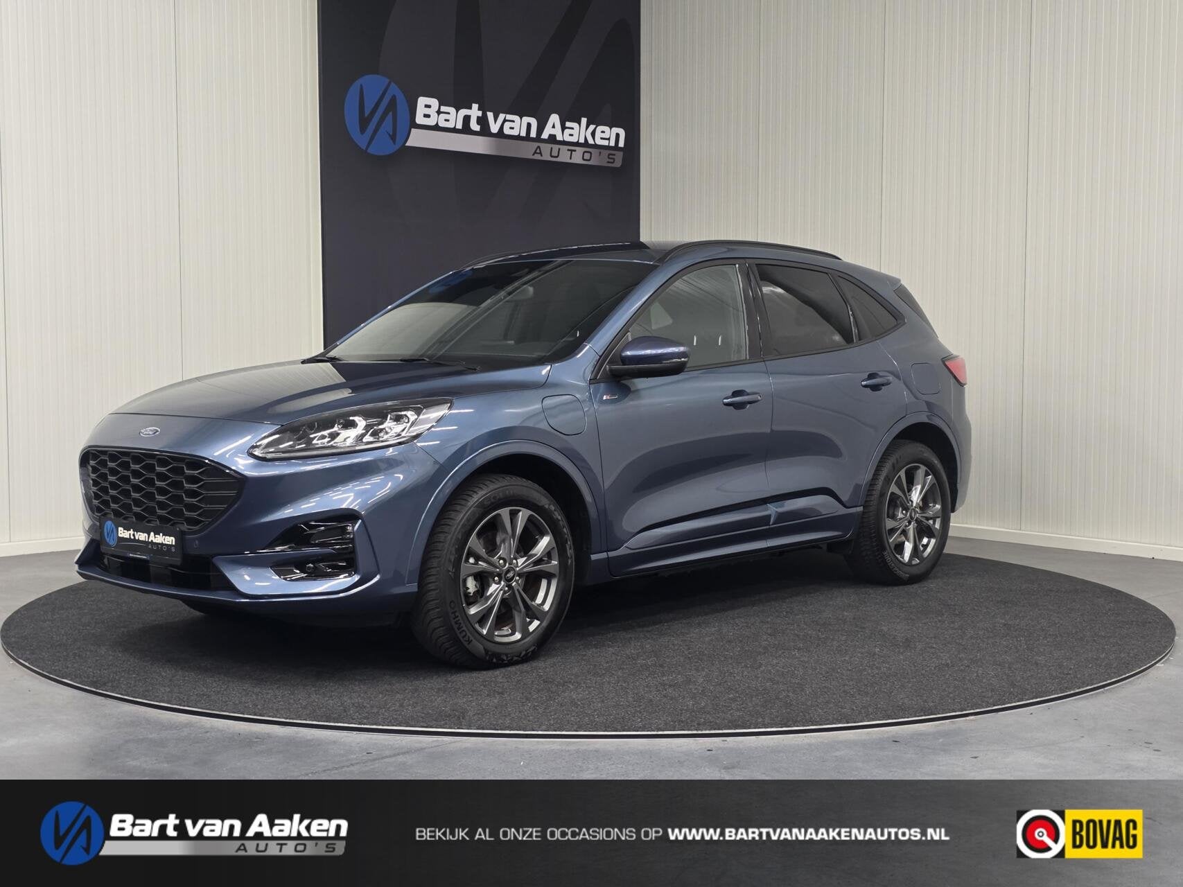 Ford Kuga 2.5 PHEV ST-Line X 225pk B&O Stoel/stuur/voorruit, Auto's, Dealer onderhouden, Gebruikt, Zwart, 4 cilinders