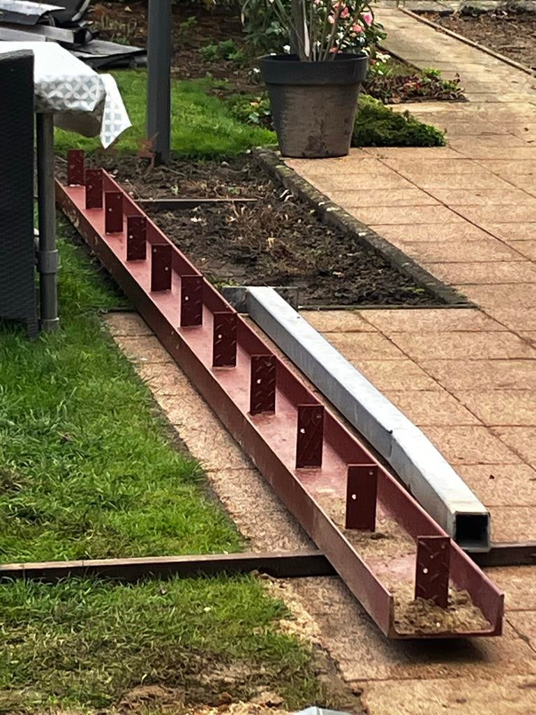 Stalen UNP 220 balk, lengte=6200mm, Ophalen, Zo goed als nieuw, IJzer
