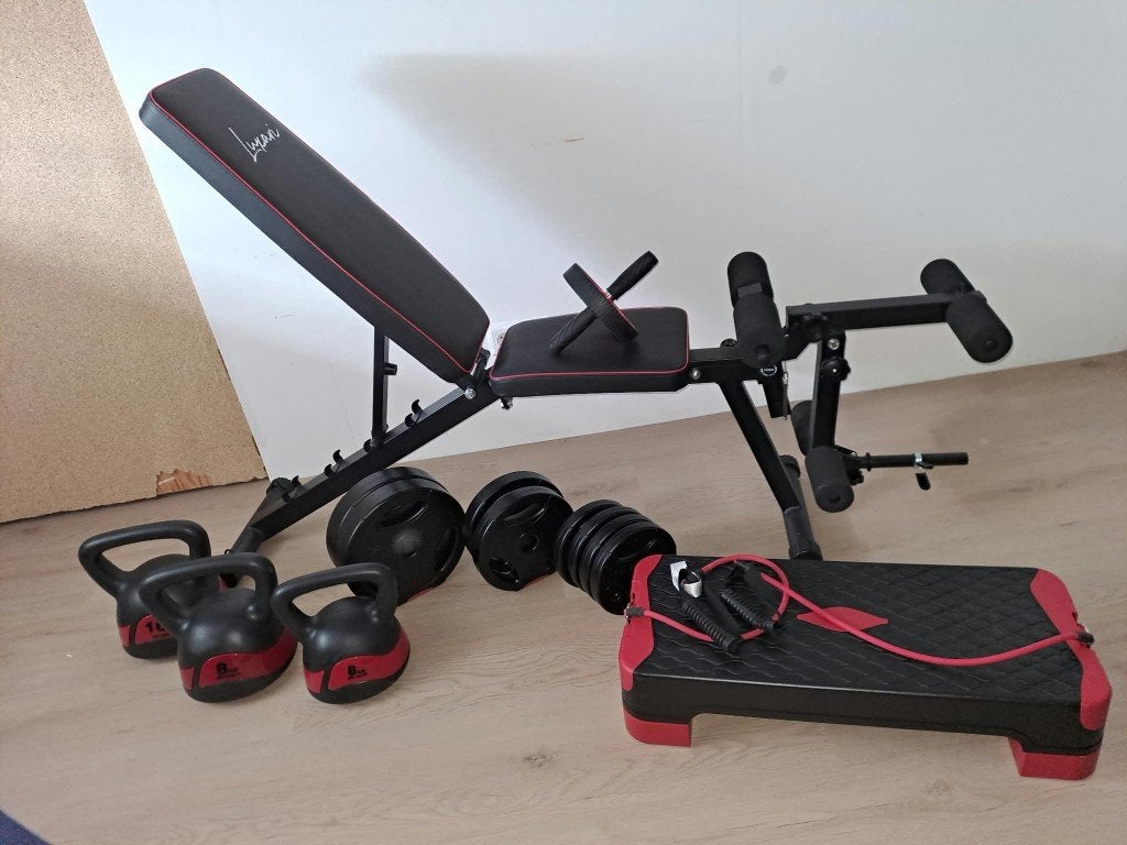 luxari fitness bank pro, Sport en Fitness, Ophalen, Zo goed als nieuw, Benen, Fitnessbank