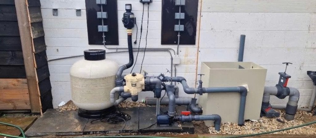Filtersysteem compleet met pomp, Ophalen of Verzenden, Gebruikt, Vijverfilter