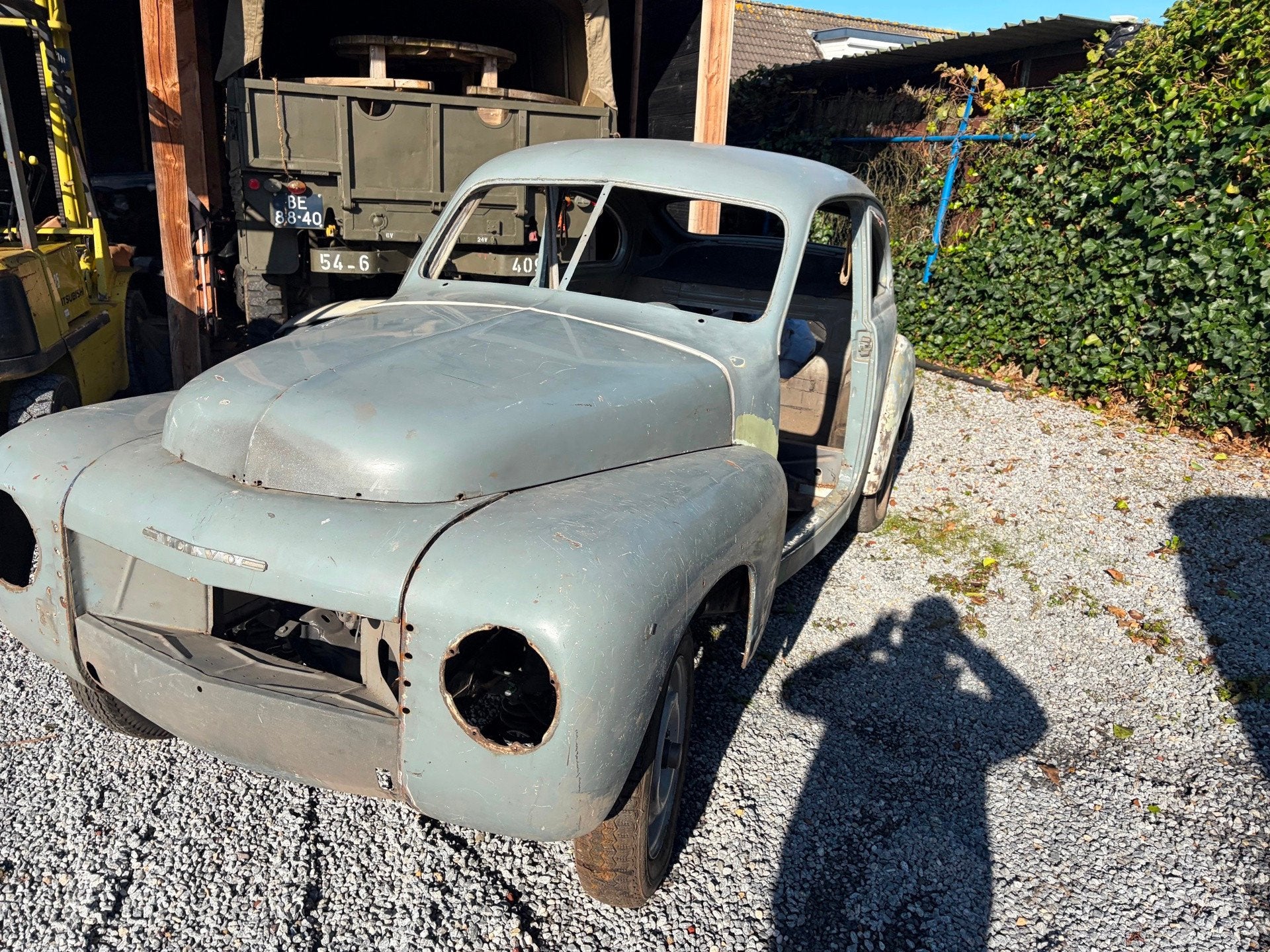 Volvo PV 444 Katterug, Auto's, Achterwielaandrijving, Gebruikt, Overige modellen, Wit